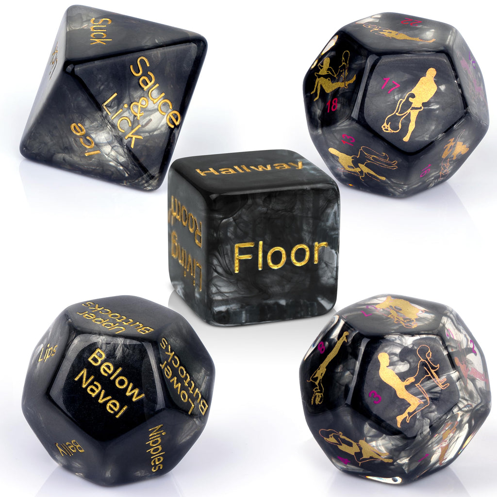 Larger Sized, Sex Dice Games for Adults Couples, Date Night Dice, 96 Foreplay Suggestions, 36 Sexual Positions, 6 Location Optio