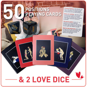 Sex Game for Adults Couples - Couples Card Game Date Night Ideas Fun Games for Couples Bedroom Games 50 Sex Positions Cards 2 Se