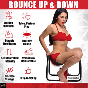 Lovebotz Bangin Bench Extreme Sex Stool, 1Count