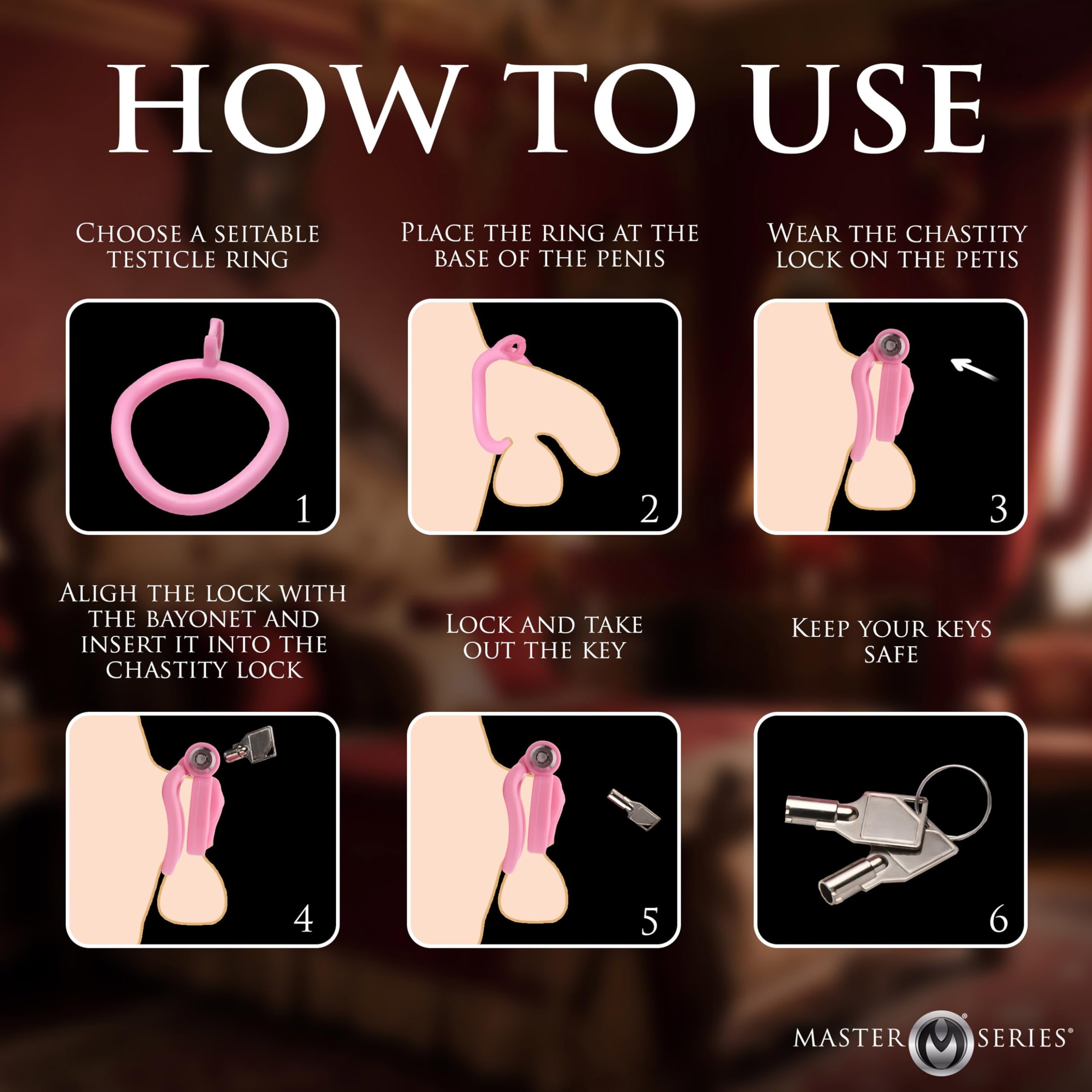Master Series Vulva Lock Chastity Cage