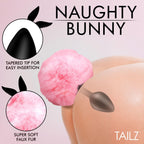 Tailz Fluffy Bunny Tail Sili Plug Pnk