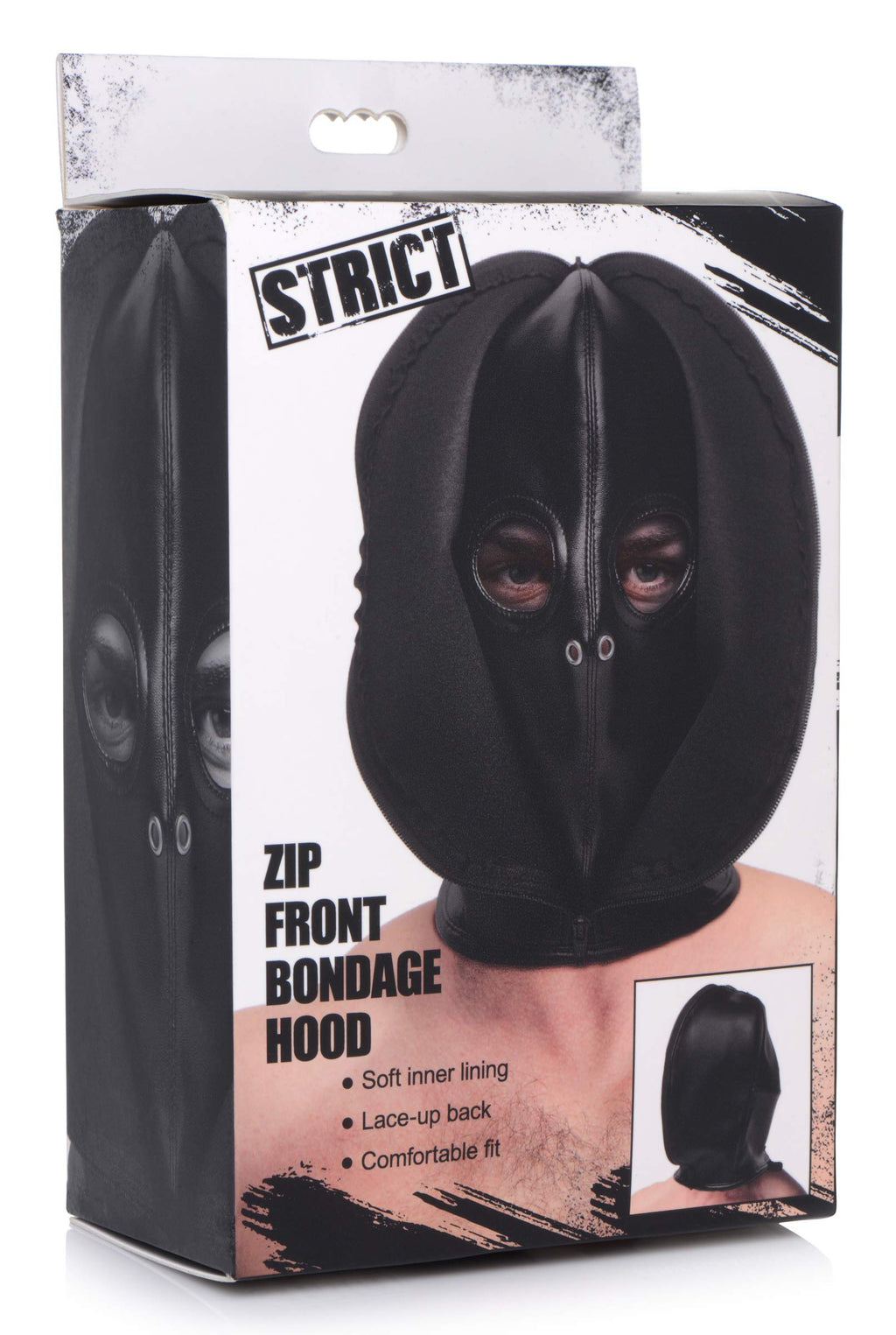 Strict Zip Front Bondage Hood