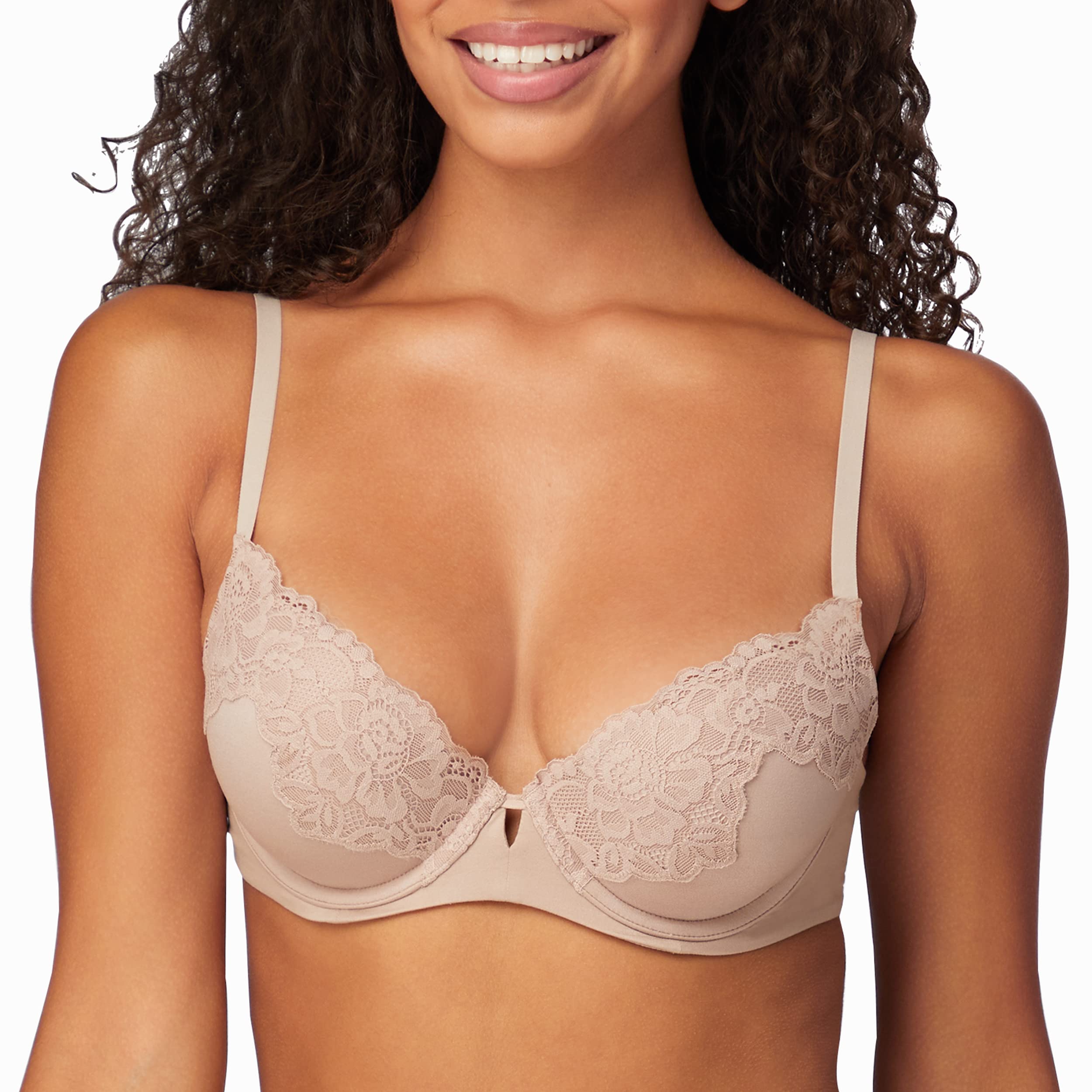 Maidenform womens Comfort Devotion Your Lift Underwire Dm1195 Bra, Evening Blush, 34B US