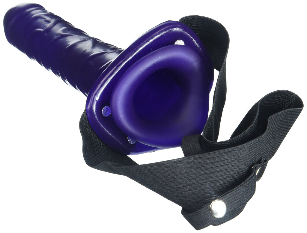 Pipedream Products Fetish Fantasy Series 10'' Purple Passion Hollow Strap-On, Purple, 11.2 Lb
