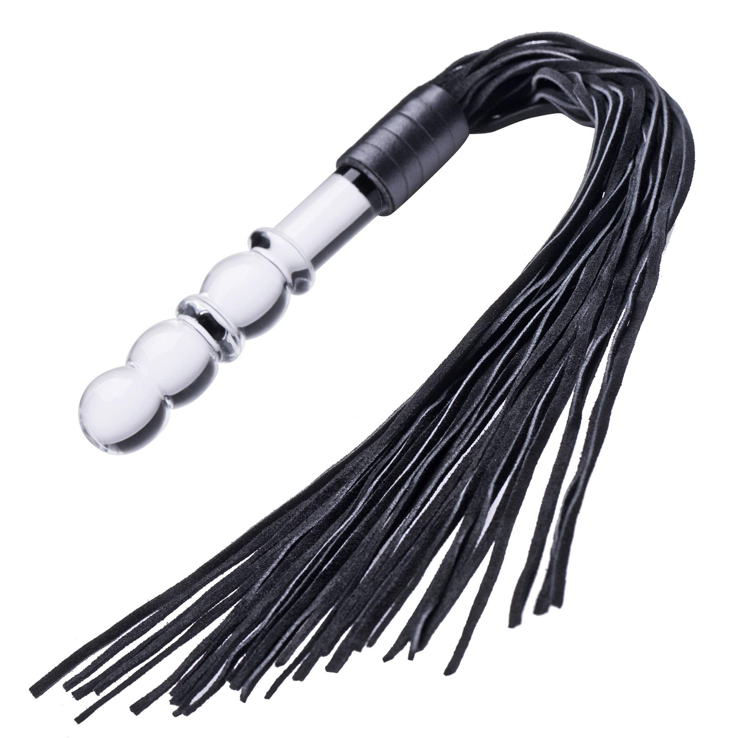 Prisms Lingam Glass Dildo Flogger