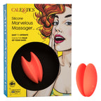Calexotics Mini Marvels Marvelous Eggciter - Silicone Waterproof Compact Vibrator - 10 Function Rechargeable Vibe - Adult Sex Toy Massager For Couples - Blue