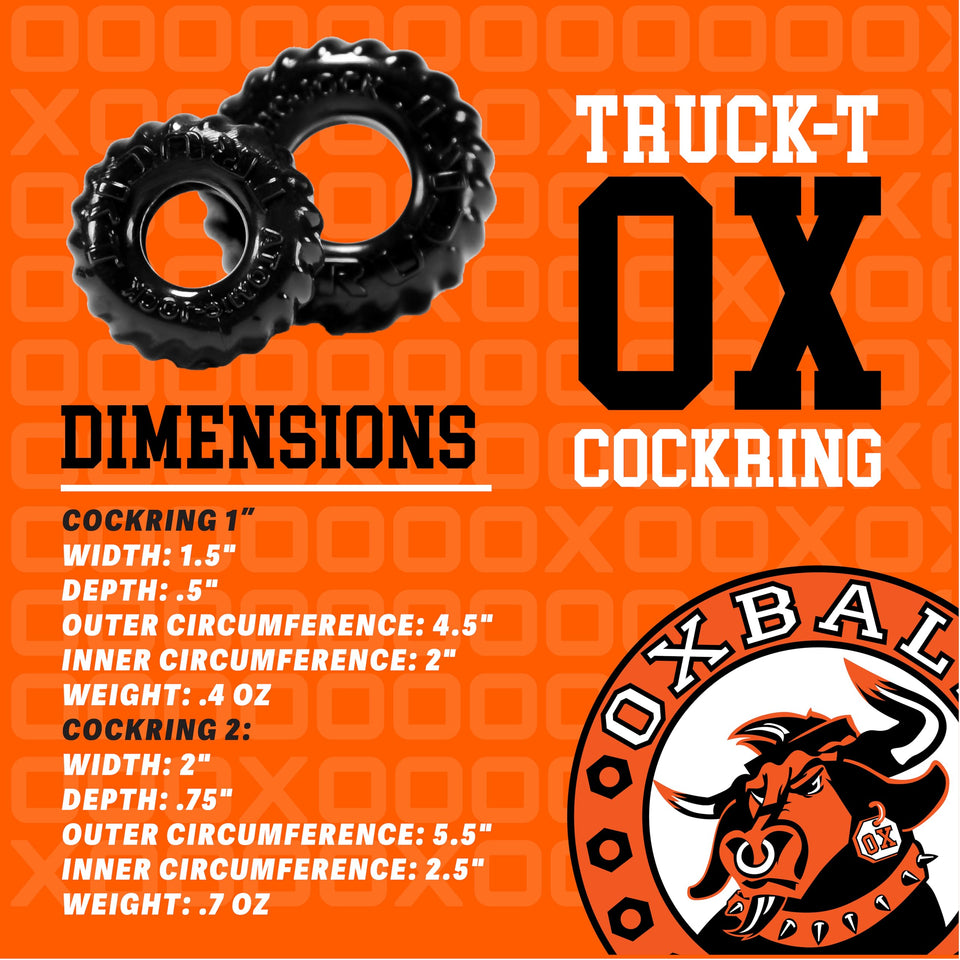 Oxballs Truckt, Cockring, Black
