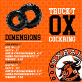 Oxballs Truckt, Cockring, Black