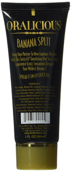 Hott Products Oralicious Oral Cream, Banana Split Flavor
