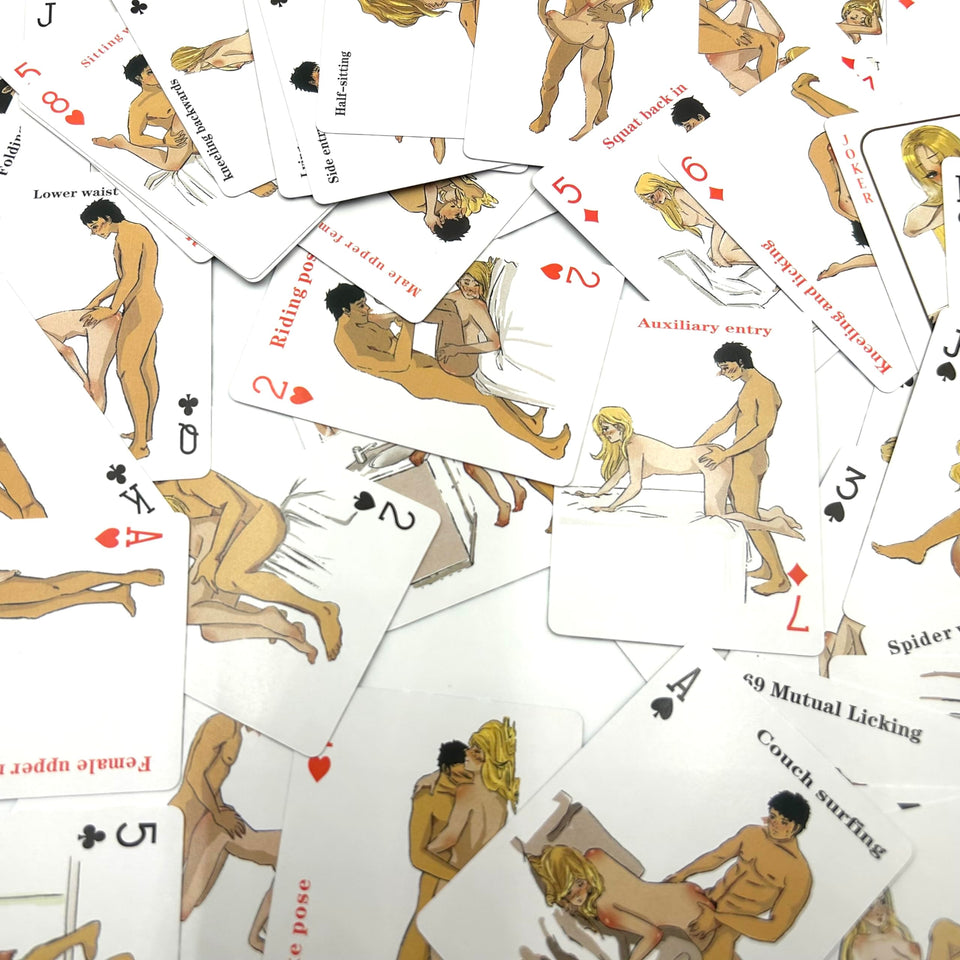 Sex Cards Adults Sex Card Game Sexual Position Poker Foreplay Fun Sex Games Fun Card Games for Couples - Poker Position Couple G