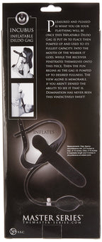 Master Series Inflatable Gag With Dildo