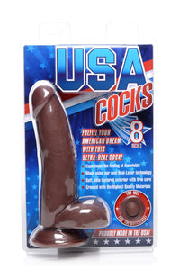 (D) Usa Cocks 8In Ameriskin Di Dark