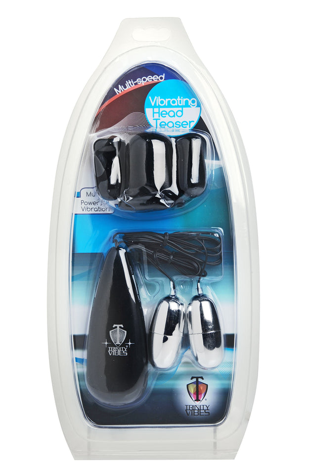 Trinity Vibes Penis Head Bullet Teaser Multi Speed Vibrator Sex Toy For Men And Couples