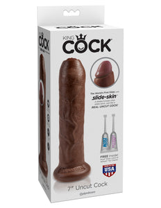 (D) King Cock 7 Uncut Brown C ''