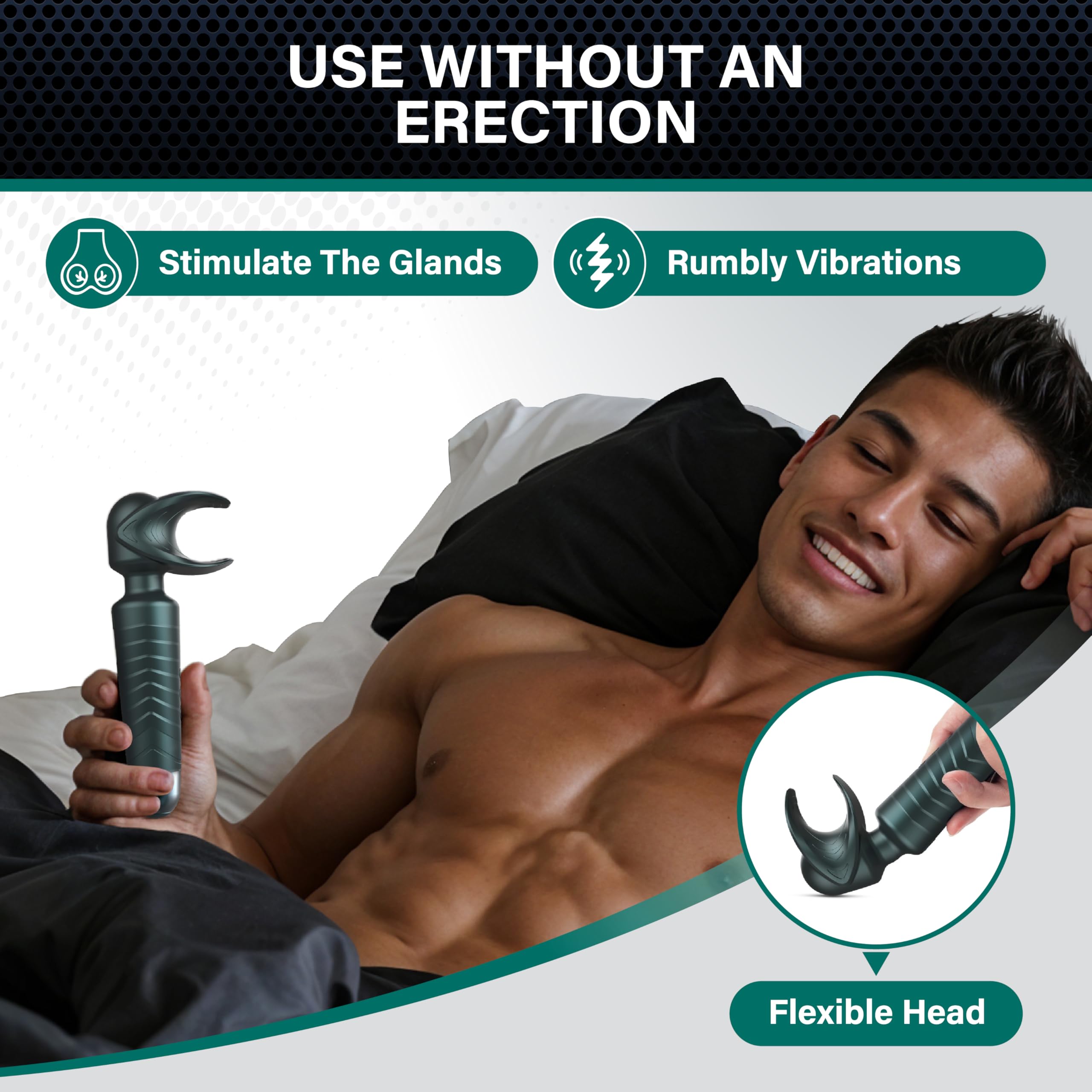 Man Wan Man.Wand Evo 2-In-1 Wand Grey