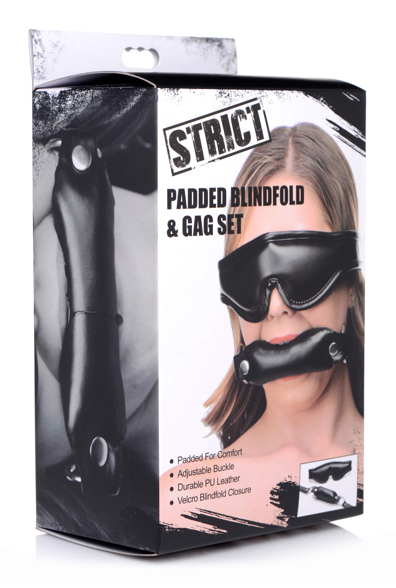 St Padded Blinfold And Gag Bit