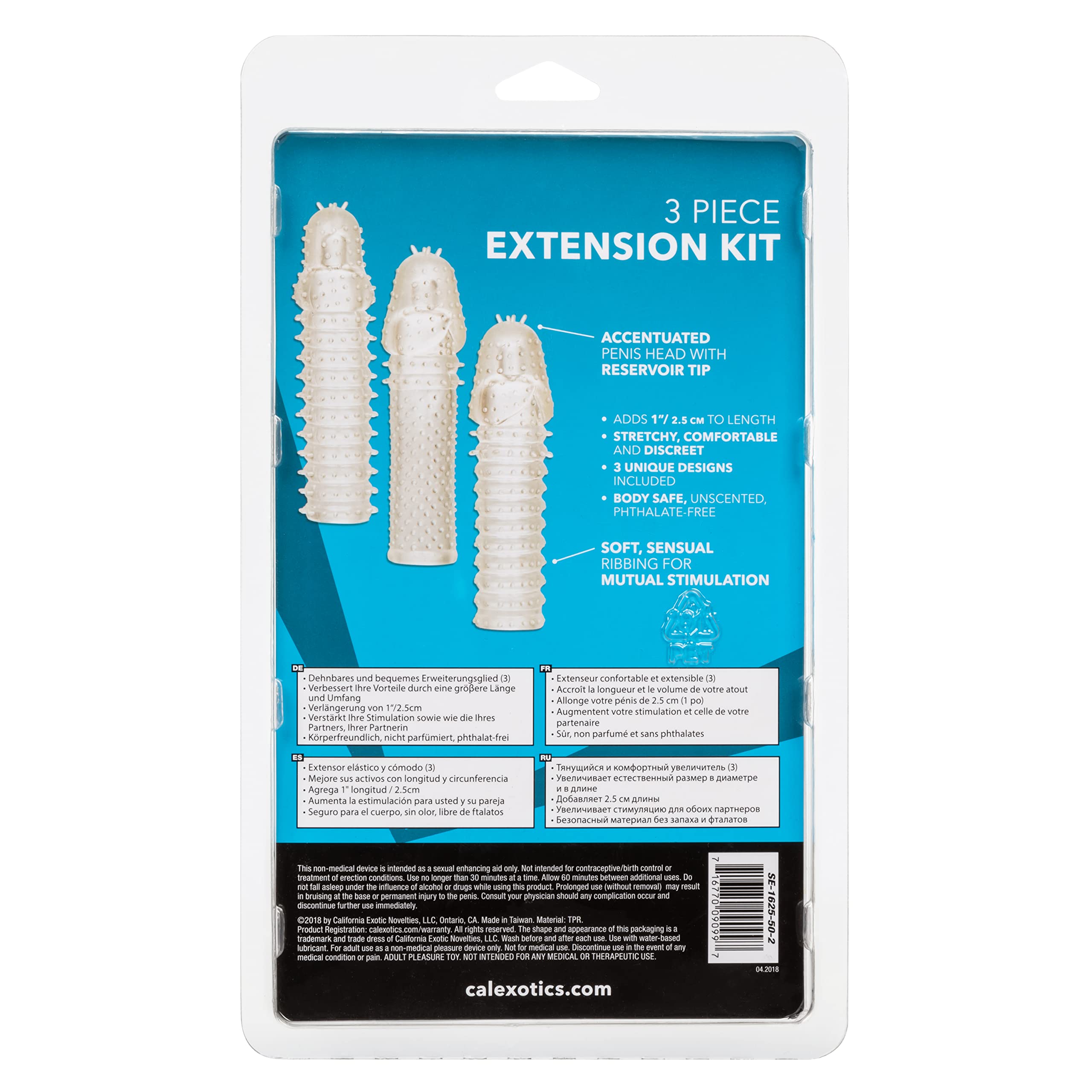 Calexotics Se-1625-50-2 3 Piece Extension Kit