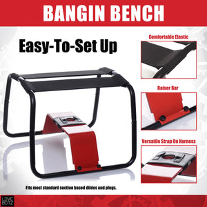 Lovebotz Bangin Bench Extreme Sex Stool, 1Count