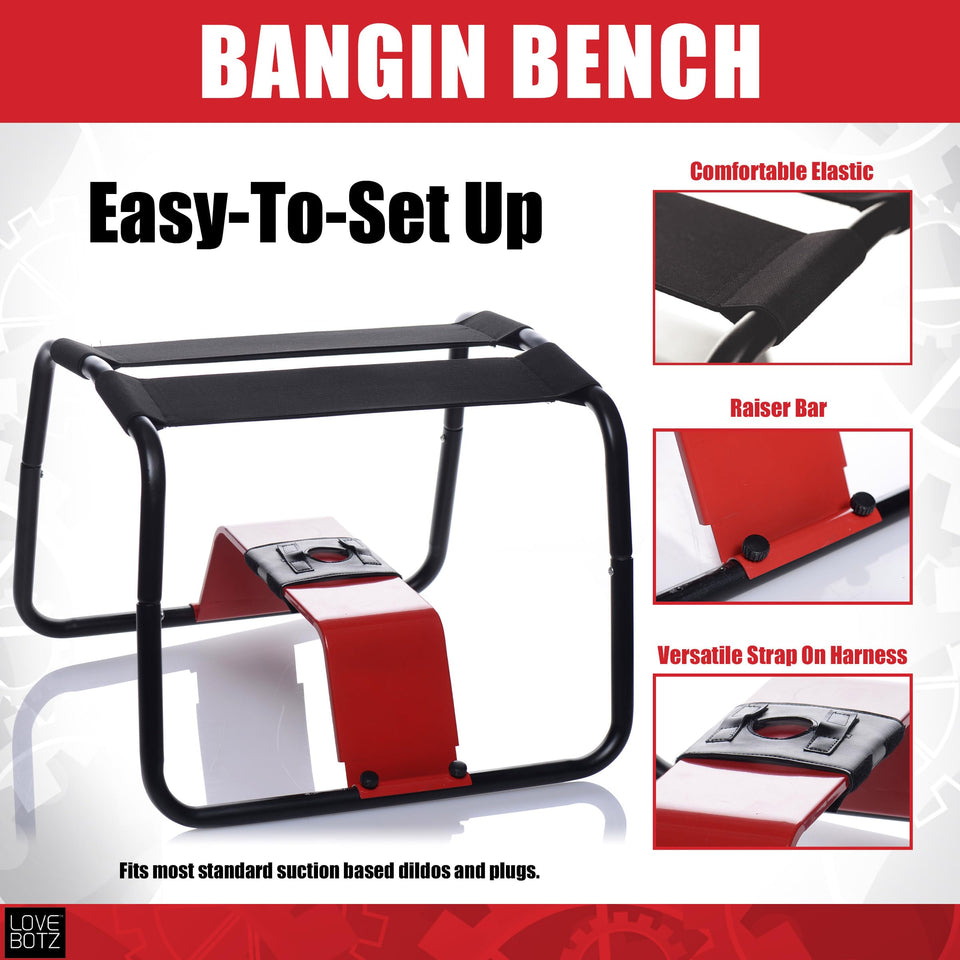 Lovebotz Bangin Bench Extreme Sex Stool, 1Count