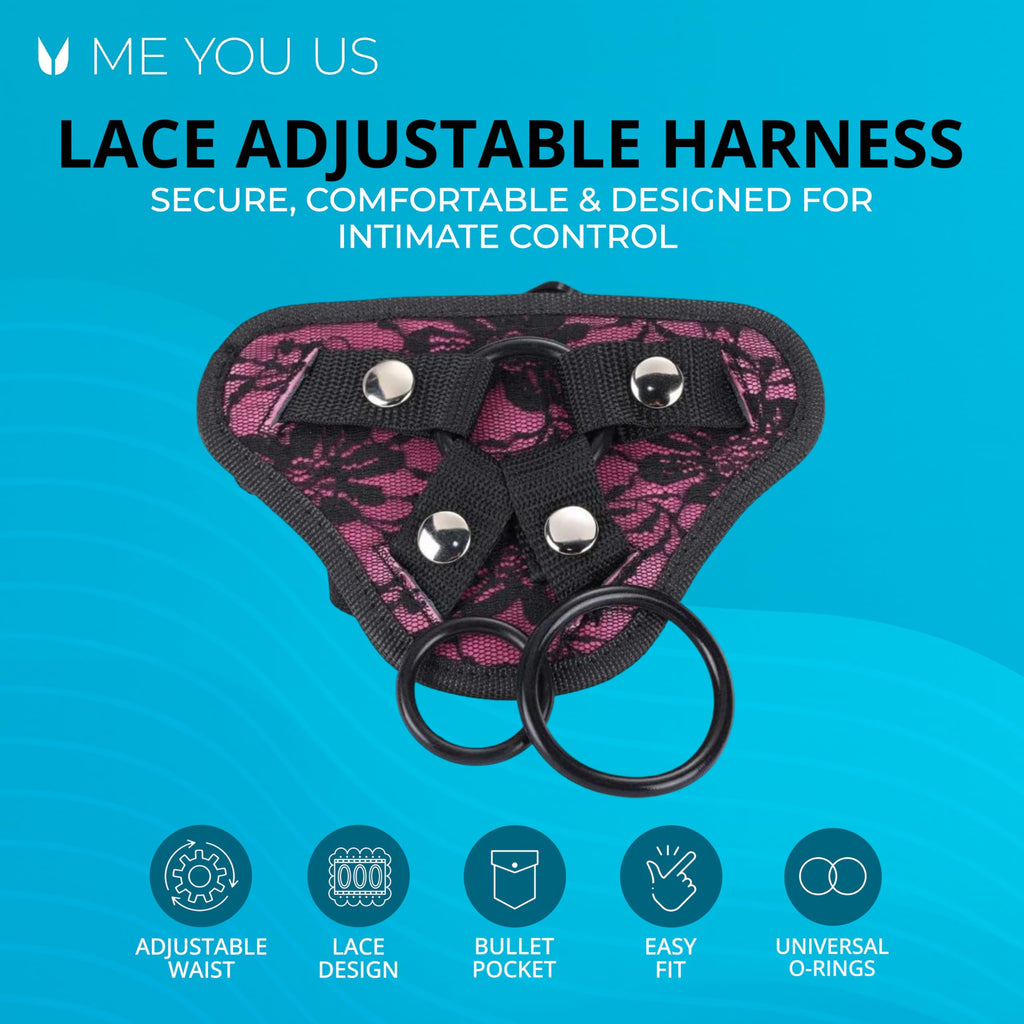 Me You Us Adjustable Harness Pink