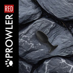 Prowler Red Weighted Butt Plug Black M