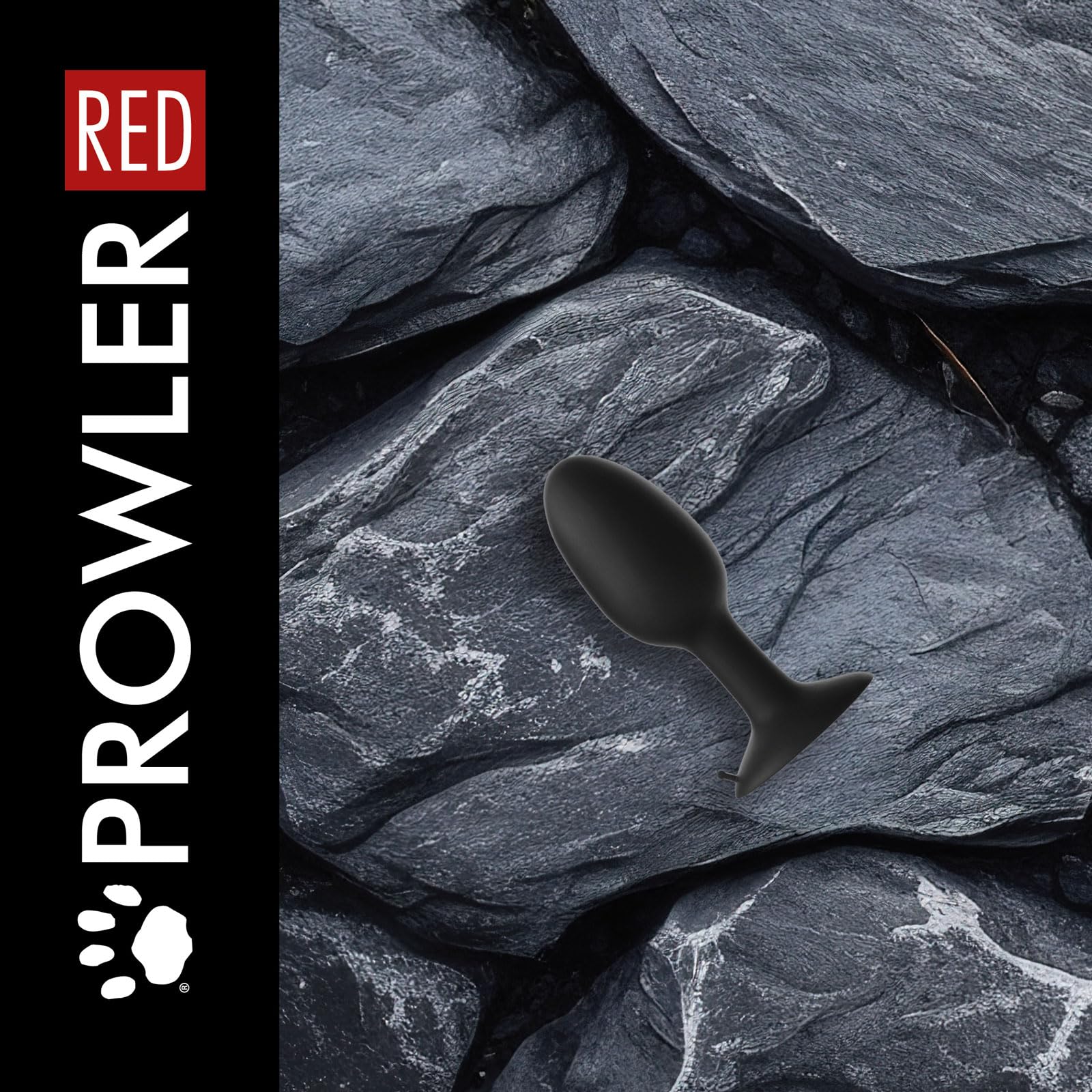 Prowler Red Weighted Butt Plug Black M