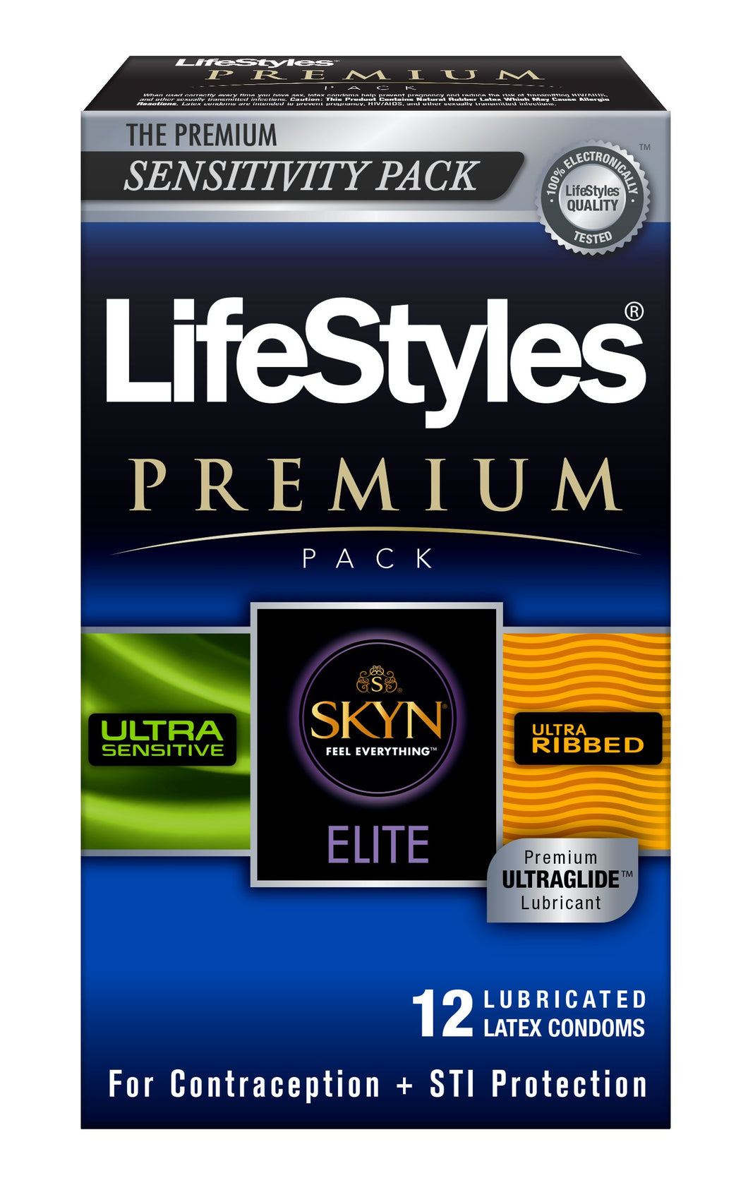 (D) Lifestyles Premium Pack 12