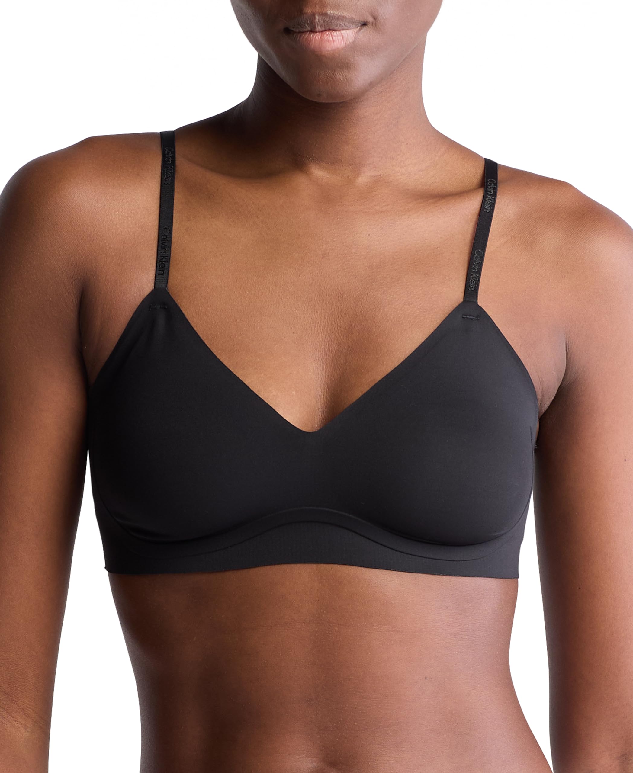 Calvin Klein Invisibles Gel Wire Lightly Lined Bralette Black