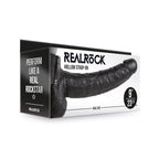 RealRock 9in Hollow StrapOn WBalls Blk