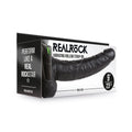 Realrock 9In Vibrhollowstraponwballs Blk