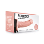 Realrock 6In Hollow Strapon Beige