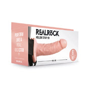 Realrock 6In Hollow Strapon Beige