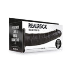 Realrock 10In Hollow Strapon Black