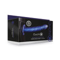 Ouch Twisted 8in Hollow StrapOn Blue