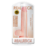 Realrock 9In Straight Dildo Wballs Bge