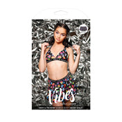 Fl Vibes Whyutrippin Skaterskirt Blk Sm