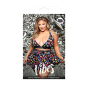 Fl Vibes Whyutrippin Skaterskirt Blk Qs