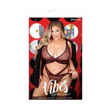 FL Vibes SoJuicy BralettePanty Blk QS