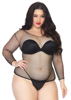 Leg Avenue Spandex long sleeved Industria Black Color