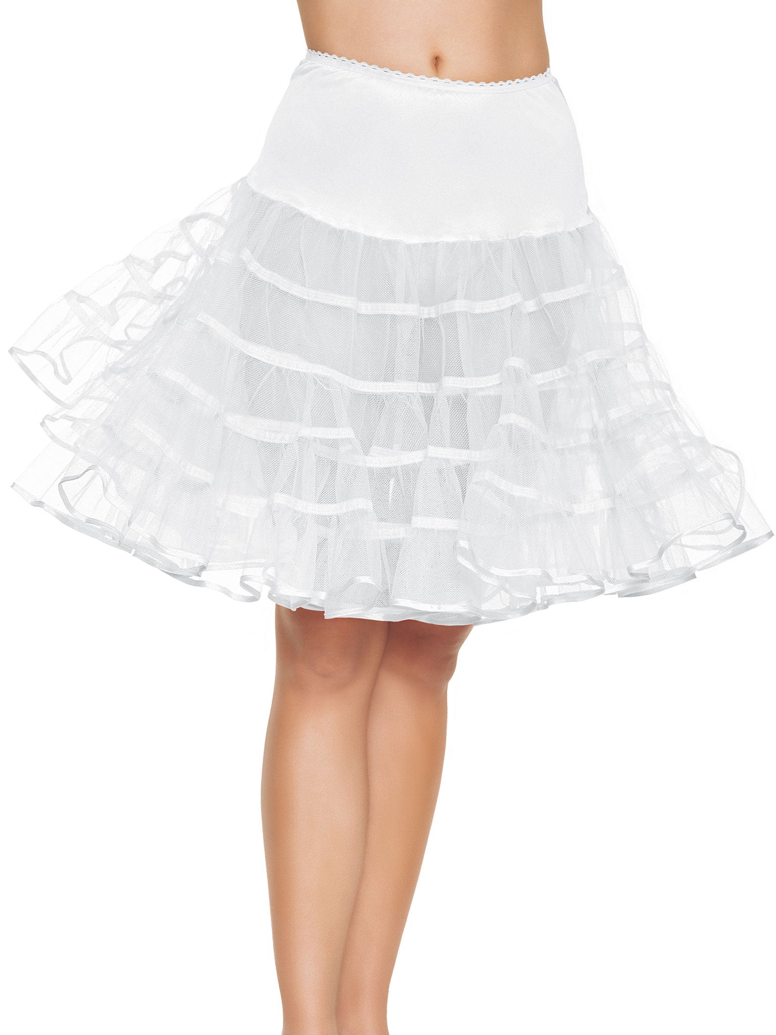 Knee Length Petticoat Skirt