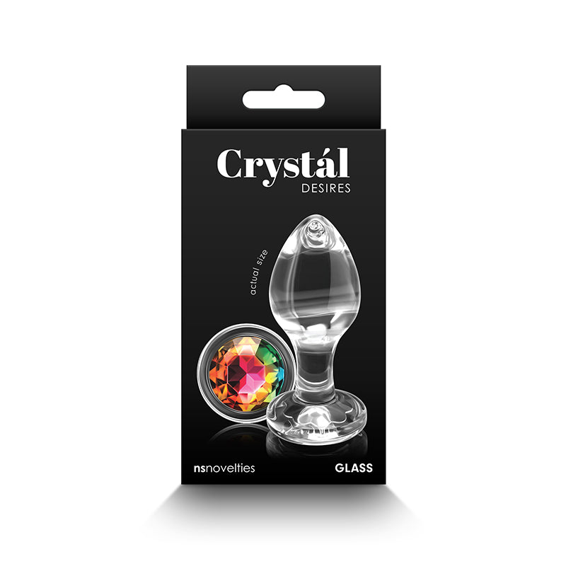 Crystal Desires Rainbow Gem Plug Medium