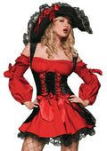 VIXEN PIRATE WENCH LARGE RED/B