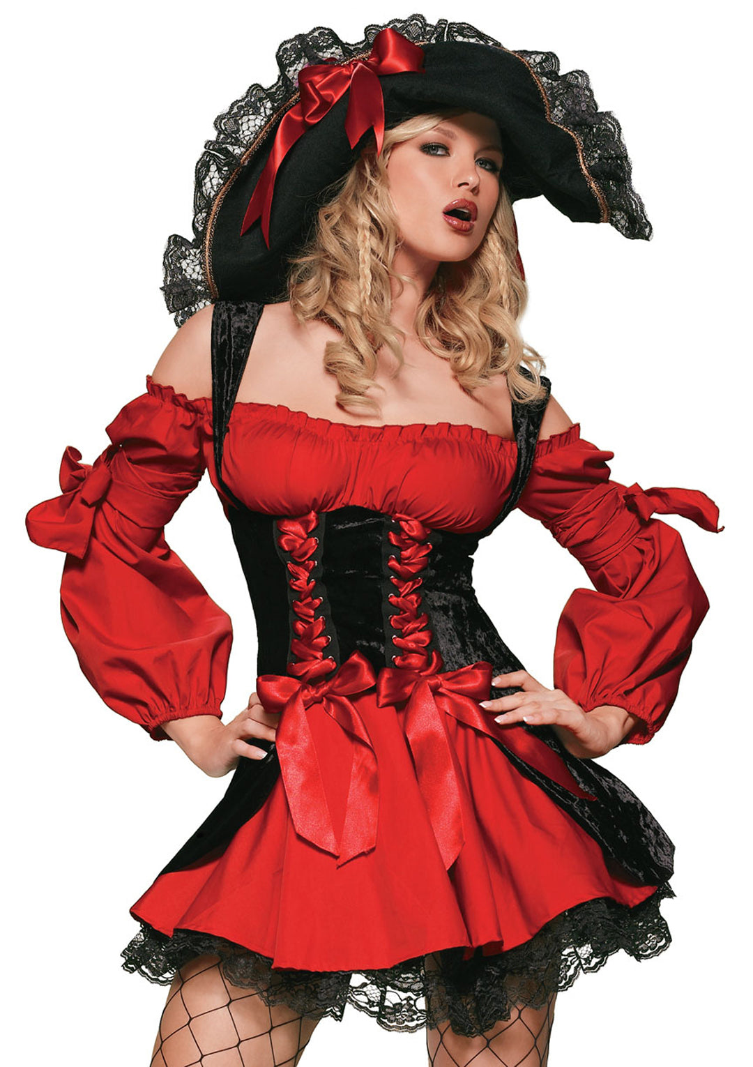 VIXEN PIRATE WENCH LARGE RED/B