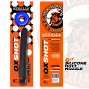 Oxballs Butnoz Show Hose Flex Cr 6In Bk