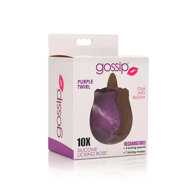 Gossip Cum Into Bloom Licking Rose Purpl