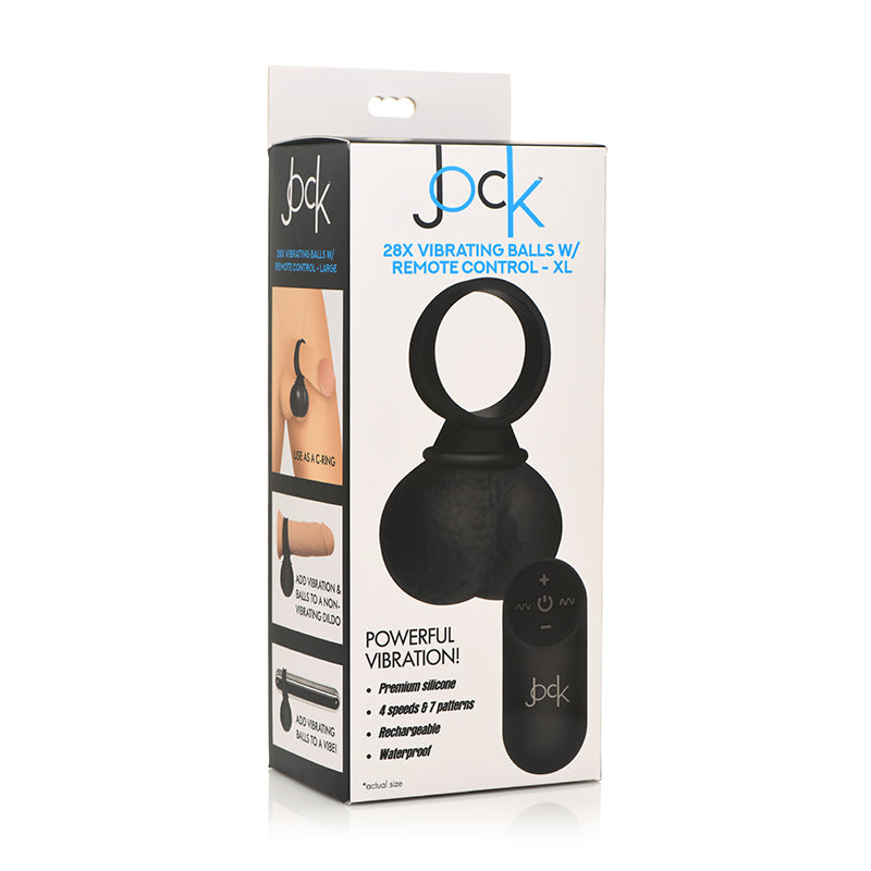 Jock 28X Vibr Sili Balls wRemote XL