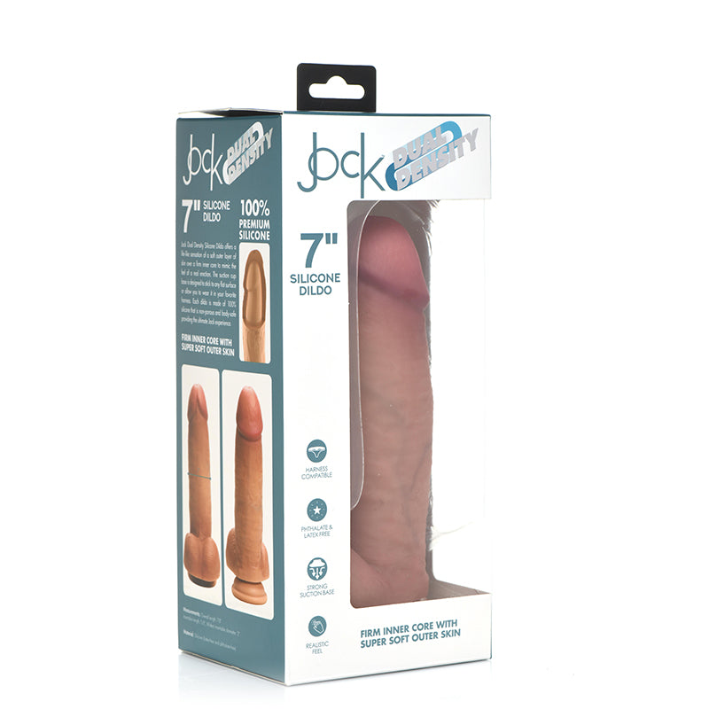 Jock Dual Dens 7in Sili Dildo wBalls