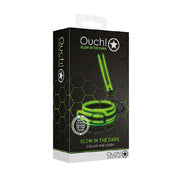 Ouch Gitd Collar & Leash Set Neon Green