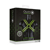 Ouch Gitd Cross Harness Neon Green Lxl