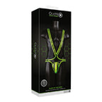 Ouch Gitd Fullbody Harness Neongreen Sm